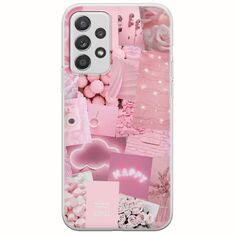 Aesthetic Pink Samsung Galaxy A32 5G Flexible TPU (Διάφανη Σιλικόνη)