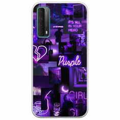 Aesthetic Purple Huawei P Smart 2021 Flexible TPU (Διάφανη Σιλικόνη)
