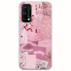 Aesthetic Pink Realme 7 5G Flexible TPU (Διάφανη Σιλικόνη)
