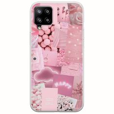 Aesthetic Pink Samsung Galaxy A22 4G Flexible TPU (Διάφανη Σιλικόνη)