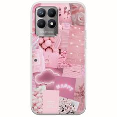 Aesthetic Pink Realme 8i Flexible TPU (Διάφανη Σιλικόνη)