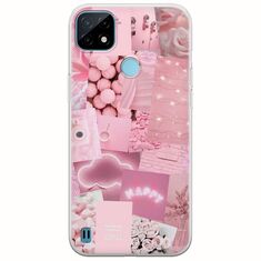 Aesthetic Pink Realme C21Y / Realme C25Y Flexible TPU (Διάφανη Σιλικόνη)