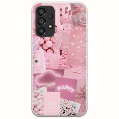 Aesthetic Pink Samsung Galaxy A33 5G Flexible TPU (Διάφανη Σιλικόνη)