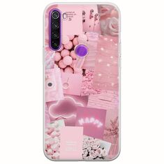 Aesthetic Pink Xiaomi Redmi Note 8 2021 Flexible TPU (Διάφανη Σιλικόνη)