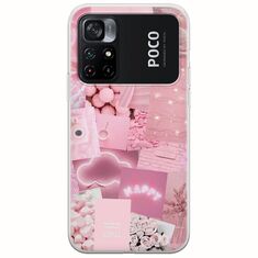 Aesthetic Pink Xiaomi Poco M4 Pro 4G Flexible TPU (Διάφανη Σιλικόνη)