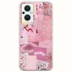 Aesthetic Pink Oppo Reno 7 Lite 5G Flexible TPU (Διάφανη Σιλικόνη)