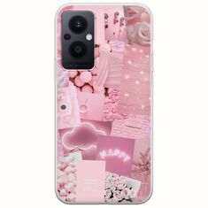 Aesthetic Pink Oppo Reno 8 Lite Flexible TPU (Διάφανη Σιλικόνη)