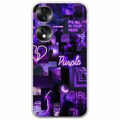 Aesthetic Purple Honor 70 5G Flexible TPU (Διάφανη Σιλικόνη)