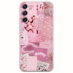 Aesthetic Pink Samsung Galaxy A54 5G Flexible TPU (Διάφανη Σιλικόνη)