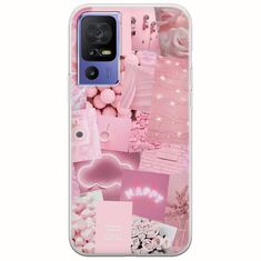 Aesthetic Pink TCL 40 SE Flexible TPU (Διάφανη Σιλικόνη)