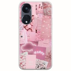 Aesthetic Pink Oppo Reno 8Τ 5G Flexible TPU (Διάφανη Σιλικόνη)