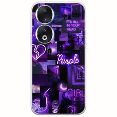 Aesthetic Purple Honor 90 5G Flexible TPU (Διάφανη Σιλικόνη)