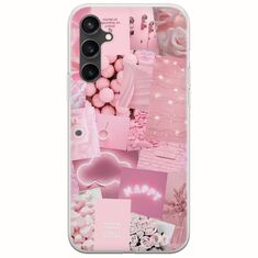 Aesthetic Pink Samsung Galaxy S23 FE 5G Flexible TPU (Διάφανη Σιλικόνη)