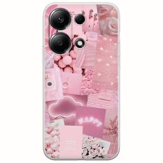 Aesthetic Pink Xiaomi Poco M6 Pro 4G Flexible TPU (Διάφανη Σιλικόνη)