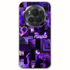 Aesthetic Purple Honor Magic 6 Pro 5G Flexible TPU (Διάφανη Σιλικόνη)