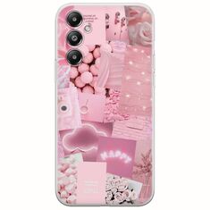 Aesthetic Pink Samsung Galaxy M35 5G Flexible TPU (Διάφανη Σιλικόνη)