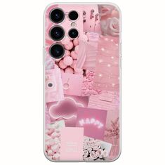 Aesthetic Pink Samsung Galaxy S25 Ultra 5G Flexible TPU (Διάφανη Σιλικόνη)
