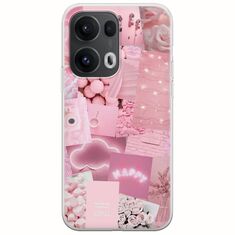 Aesthetic Pink Oppo Reno 13 Pro 5G Flexible TPU (Διάφανη Σιλικόνη)