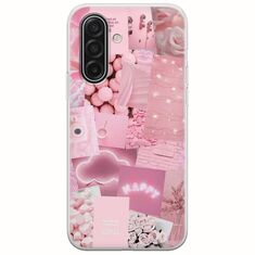 Aesthetic Pink Samsung Galaxy A17 4G / 5G Flexible TPU (Διάφανη Σιλικόνη)