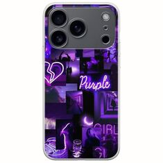 Aesthetic Purple iPhone 17 Pro Flexible TPU (Διάφανη Σιλικόνη)