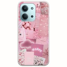 Aesthetic Pink Xiaomi Redmi 15C Flexible TPU (Διάφανη Σιλικόνη)