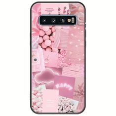 Aesthetic Pink Samsung Galaxy S10 Black TPU (Μαύρη Σιλικόνη)