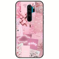 Aesthetic Pink Xiaomi Redmi Note 8 Pro Black TPU (Μαύρη Σιλικόνη)