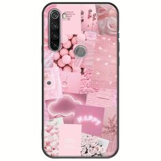Aesthetic Pink Xiaomi Redmi Note 8T Black TPU (Μαύρη Σιλικόνη)