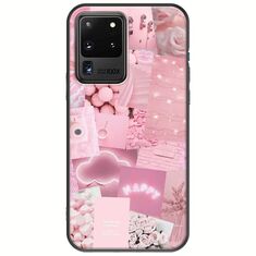 Aesthetic Pink Samsung Galaxy S20 Ultra Black TPU (Μαύρη Σιλικόνη)