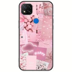 Aesthetic Pink Xiaomi Redmi 9C Black TPU (Μαύρη Σιλικόνη)