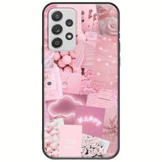 Aesthetic Pink Samsung Galaxy A32 5G Black TPU (Μαύρη Σιλικόνη)