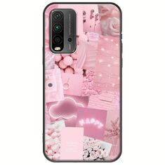 Aesthetic Pink Xiaomi Redmi 9T Black TPU (Μαύρη Σιλικόνη)