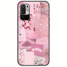 Aesthetic Pink Xiaomi Redmi Note 10 5G Black TPU (Μαύρη Σιλικόνη)