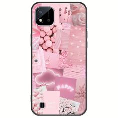 Aesthetic Pink Realme C11 2021 Black TPU (Μαύρη Σιλικόνη)