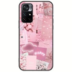 Aesthetic Pink Xiaomi Poco M4 Pro 5G Black TPU (Μαύρη Σιλικόνη)