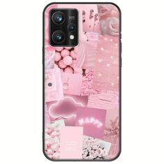 Aesthetic Pink Realme 9 Pro Plus Black TPU (Μαύρη Σιλικόνη)