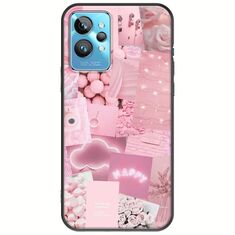 Aesthetic Pink Realme GT2 Pro Black TPU (Μαύρη Σιλικόνη)
