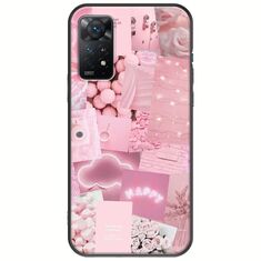 Aesthetic Pink Xiaomi Redmi Note 11 Pro 4G / 5G Black TPU (Μαύρη Σιλικόνη)