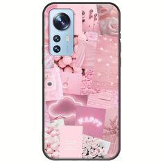 Aesthetic Pink Xiaomi 12 / 12X Black TPU (Μαύρη Σιλικόνη)