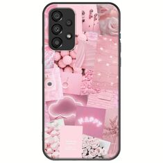 Aesthetic Pink Samsung Galaxy A33 5G Black TPU (Μαύρη Σιλικόνη)