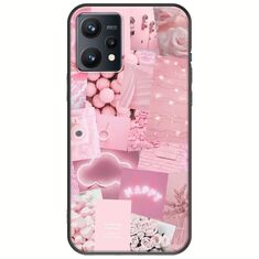 Aesthetic Pink Realme 9 4G Black TPU (Μαύρη Σιλικόνη)