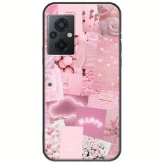 Aesthetic Pink Xiaomi Poco M5 Black TPU (Μαύρη Σιλικόνη)