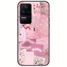 Aesthetic Pink Xiaomi Poco F4 5G Black TPU (Μαύρη Σιλικόνη)