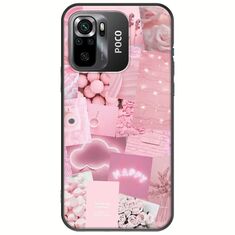 Aesthetic Pink Xiaomi Poco M5s Black TPU (Μαύρη Σιλικόνη)