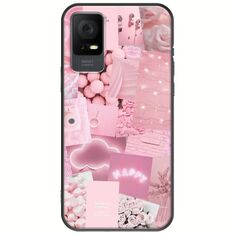 Aesthetic Pink TCL 405 Black TPU (Μαύρη Σιλικόνη)