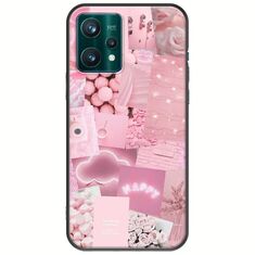 Aesthetic Pink Realme 9 5G Black TPU (Μαύρη Σιλικόνη)