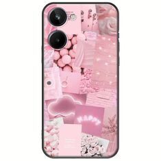 Aesthetic Pink Realme 10 4G Black TPU (Μαύρη Σιλικόνη)