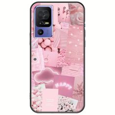 Aesthetic Pink TCL 40 SE Black TPU (Μαύρη Σιλικόνη)
