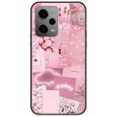 Aesthetic Pink Xiaomi Poco X5 5G Black TPU (Μαύρη Σιλικόνη)