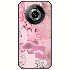 Aesthetic Pink Realme 11 Pro 5G Black TPU (Μαύρη Σιλικόνη)